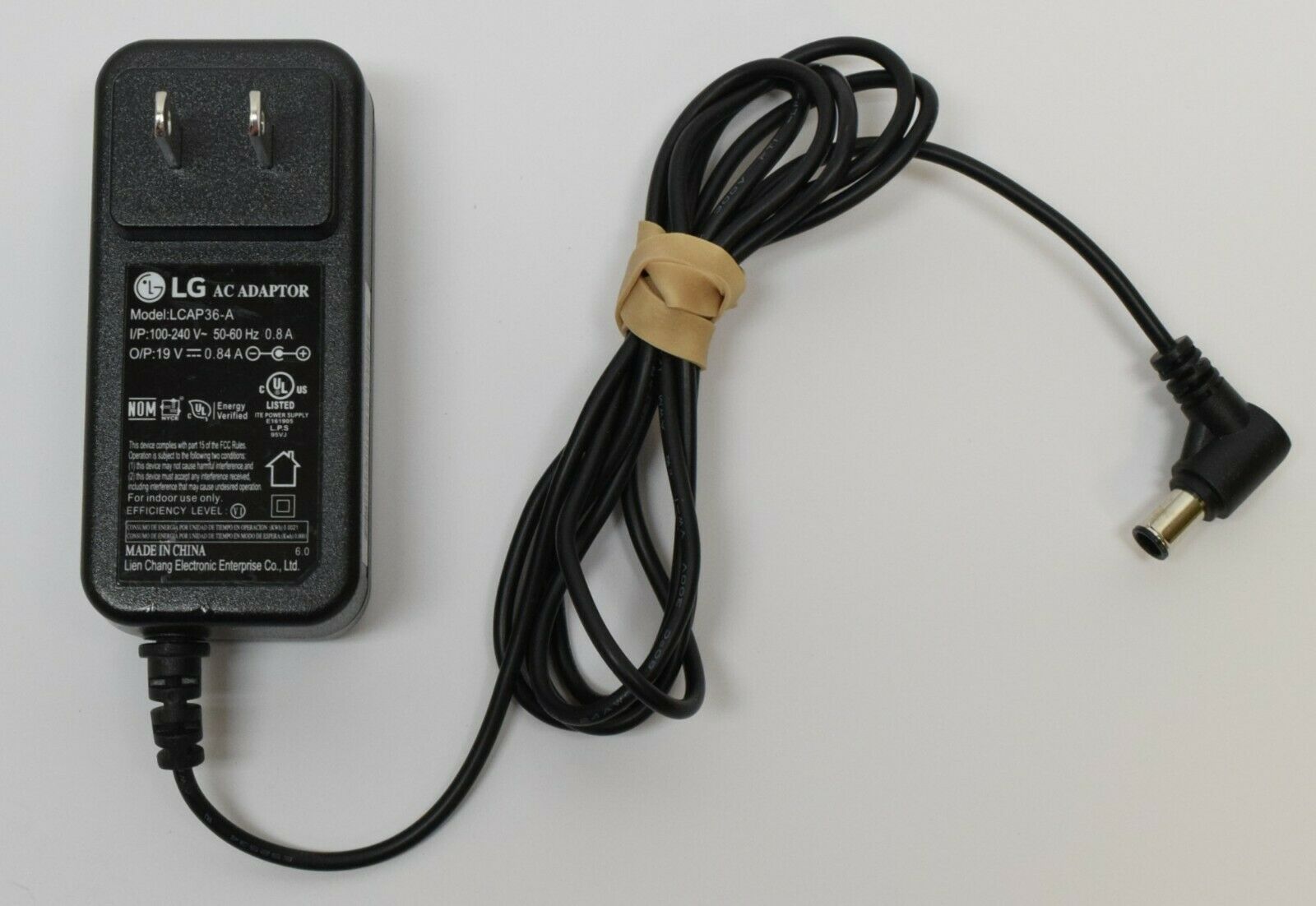 New LG LCAP36-A 19V 0.84A AC Adaptor LCAP36-A Power Supply